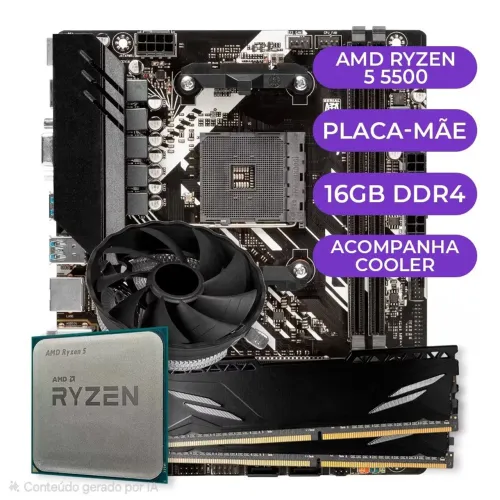 Kit placa mãe