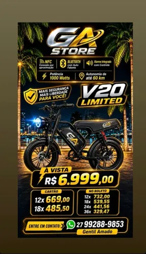 Bike eletrica financiamento cartão