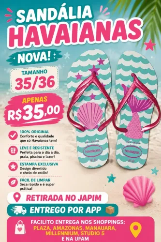 Sandália Havaianas Praiana 