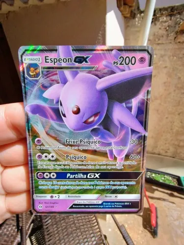 Carta Pokémon Espeon GX Original Copag