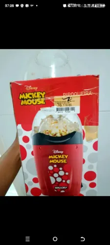 pipoqueira elétrica e cafeteira cadence