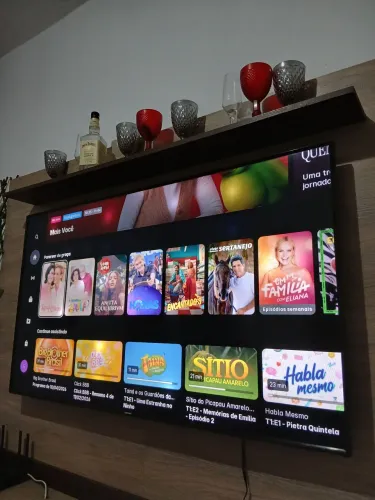 Samsung Smart Tv 55 polegadas - usada Tela com pequenas manchas