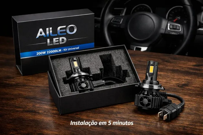 Kit Luz de led AILEO (Qualquer Carro) 