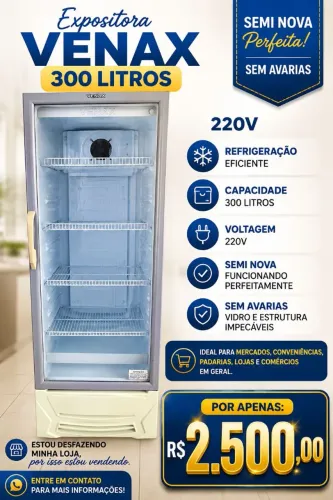Expositora venax 300 litros