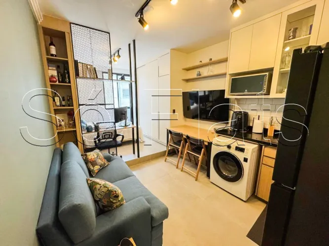 Flat Poeta Drummond 26m², 1 dormitório e 1 vaga disponível para venda no Jardins