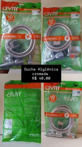 Ducha higiênica cromada 