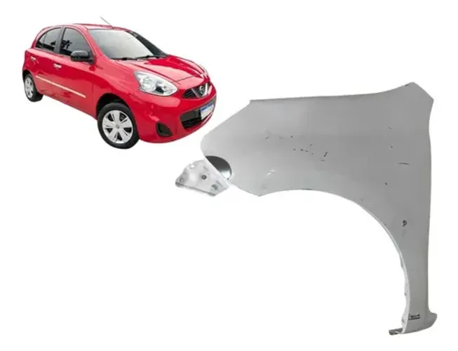 Paralama Esquerdo Nissan March 2016 A 2021 Original