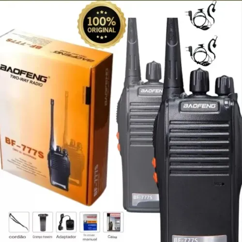 Radio Comunicador Baofeng BF-777S 16 Canais 5W 6km