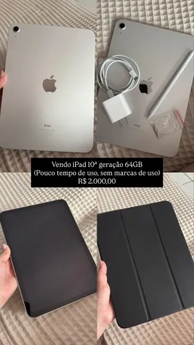 Vendo iPad 10ª geração 64GB