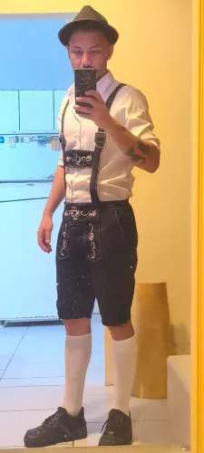 Traje alemão Oktoberfest