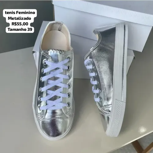 tenis Feminino Metalizado