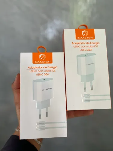 Carregador iPhone turbo 30w Hmaston - ENTREGA A DOMICÍLIO