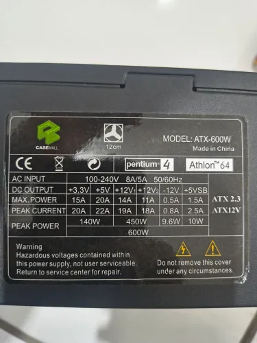 Fonte ATX 600w