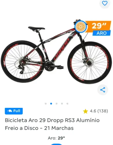 Bicicleta ravok aro 29