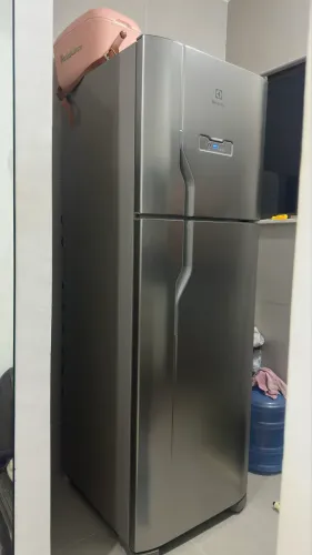 GELADEIRA FROST FREE DUPLEX INOX ELECTROLUX 371L