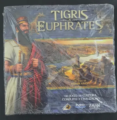 Tigris & Euphrates Novo Jogo de Tabuleiro Português Galápagos Board Game