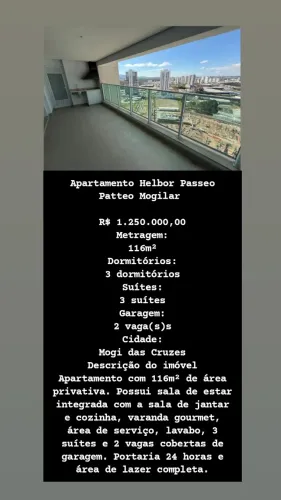 Apartamento helbor Passeo, Mogilar, troca por casa em condomínio 