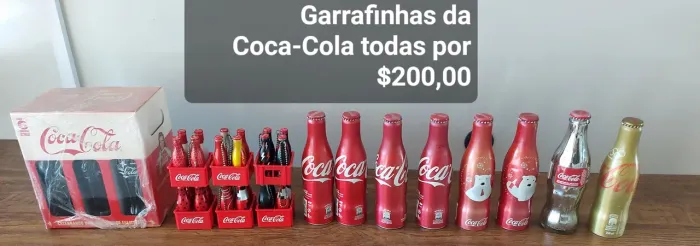 Garrafas da Coca cola