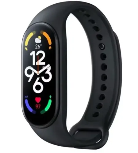 Relógio Xiaomi Smart Band 7 preto - novíssimo <br>