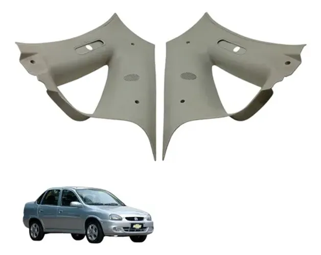 Par Acabamento Coluna Traseira Corsa Classic 2002 2003 2004