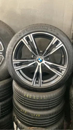 Kit Rodas Bmw aro 18 + Pneus Michelin 
