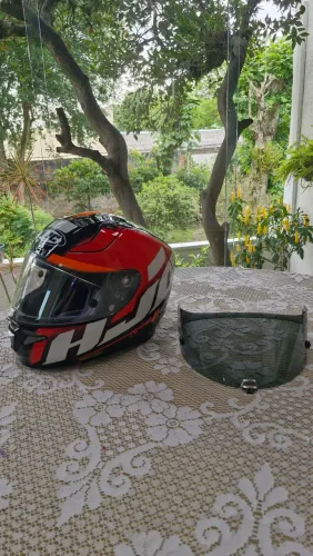 Capacete HJC RPHA 11 Tam. 61 + Viseira Fumê de Brinde