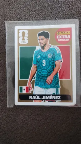 Figurinha lendaria Raul Jimenez Ouro copa 2026