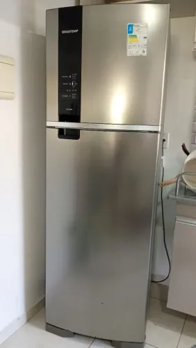 VENDO GELADEIRA BRASTEMP FROST FREE INOX - MODELO BRM54J
