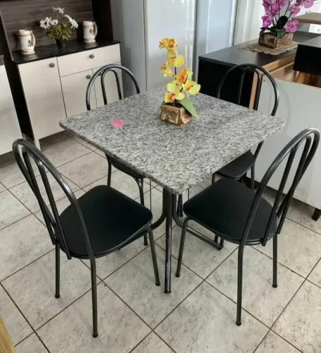 oferta imperdivel mesa de jantar granito 70x 70 a pronta entrega!!