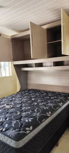 Módulo Ponte Casal/Queen Requinte Castro Amendoa / Nudi OBS: sem cama box
