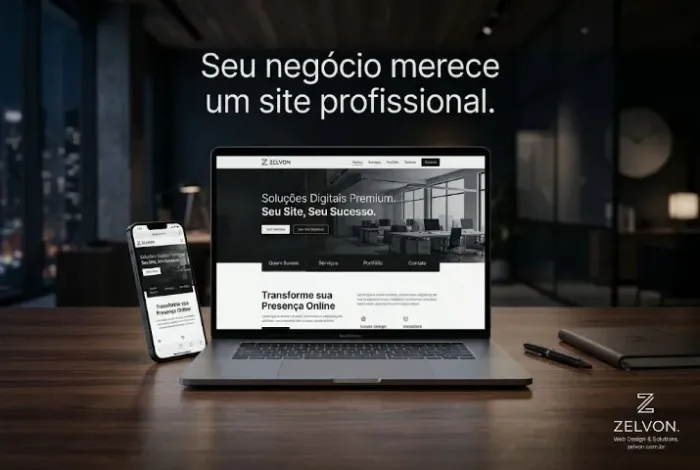 Criação de Site Profissional para Empresas | ZELVON