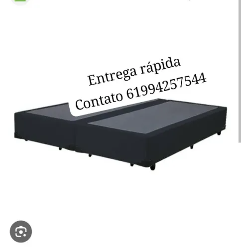 base de cama casal bipartida 