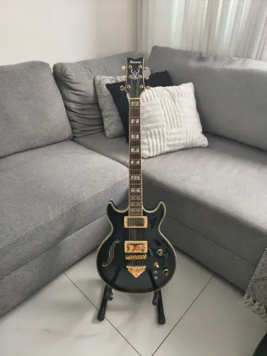 Guitarra Ibanez Ar 520h Black Semi-hollow Body (estilo Les Paul)