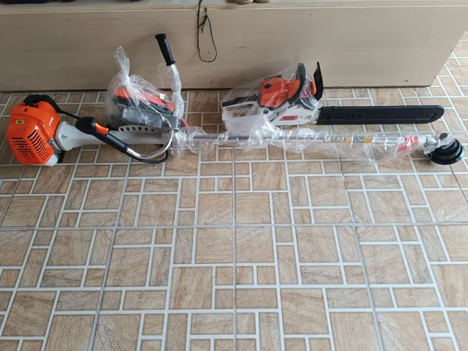 Roçadeira Stihl e Motosserra Stihl ambas novas.