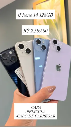 iPhones seminovos. Preço na foto 