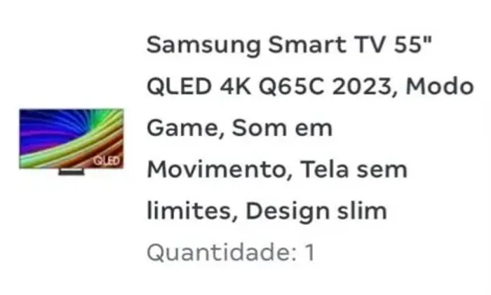 Vendo uma TV DE 55 Polegada-Novíssima