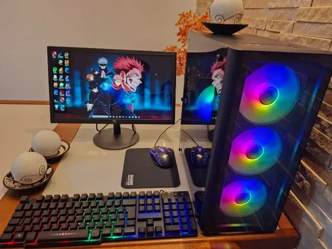 Pc Completo Praticamente novo, wifi, 3 meses de uso, Nota Fiscal, Ac Cartão, Entrego