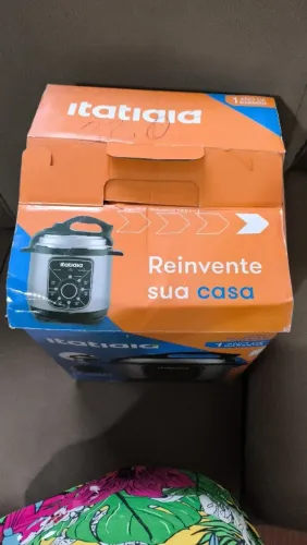 Panela De Pressão Elétrica Itatiaia Essencial 3L Inox 220V + Manual Original