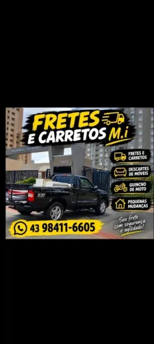 Frete>pequenas mudanças %