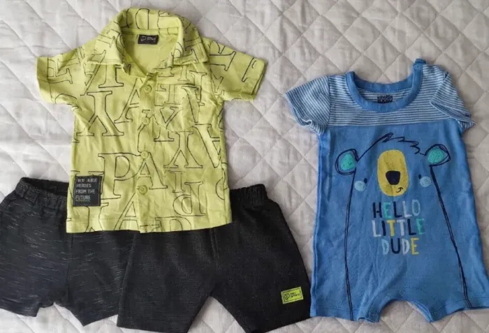 Lote roupa menino bebê G
