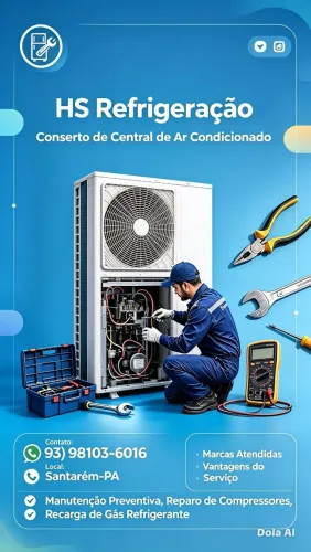 Conserto de central de ar condicionado 