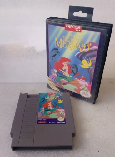 Little Mermaid - A Pequena Sereia original americano para Nintendo 8 Bits