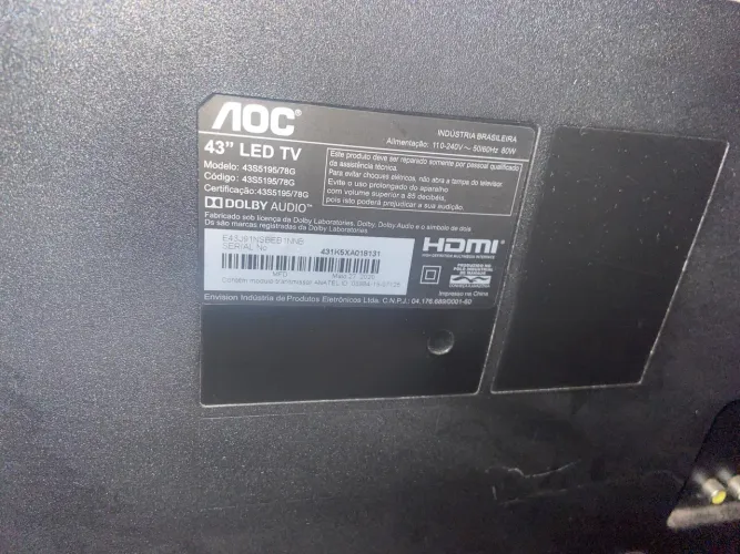 Tv para ir rápido retirar em Piraquara
