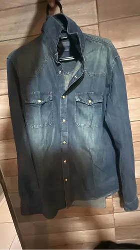 Camisa Jeans Zara Original Masculina Tam M
