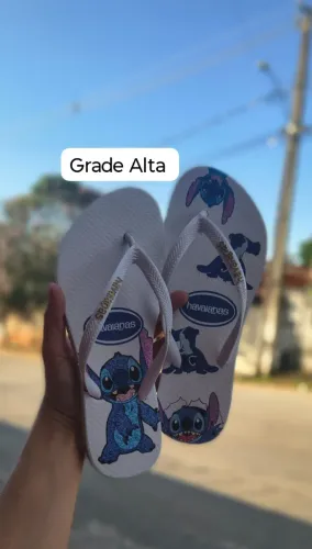 Chinelo 1ªLinha Stitch Feminino melhor custo beneficio da região