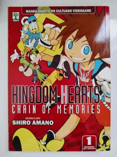 Mangá Kingdom Hearts Chain of Memories volumes 1 e 2