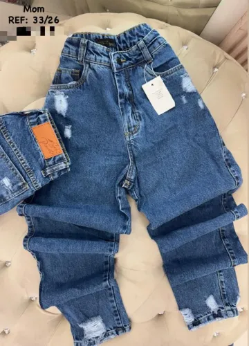 Calça Mom sal e pimenta ,linha Premium disponível 34 ao 44
