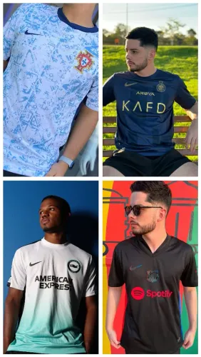 Kit 4 Camisas Tai 1:1 Tamanho GG- Queima de Estoque