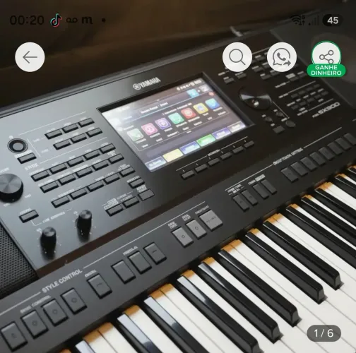 Teclado yamaha sx900 seminovo