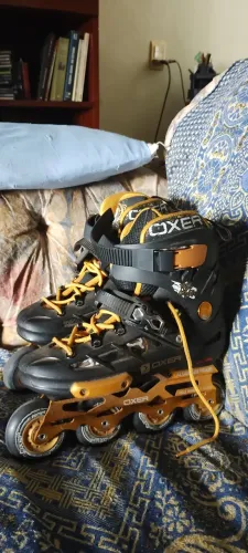 PATINS OXER FREESTYLE PRETO/AMARELO 38